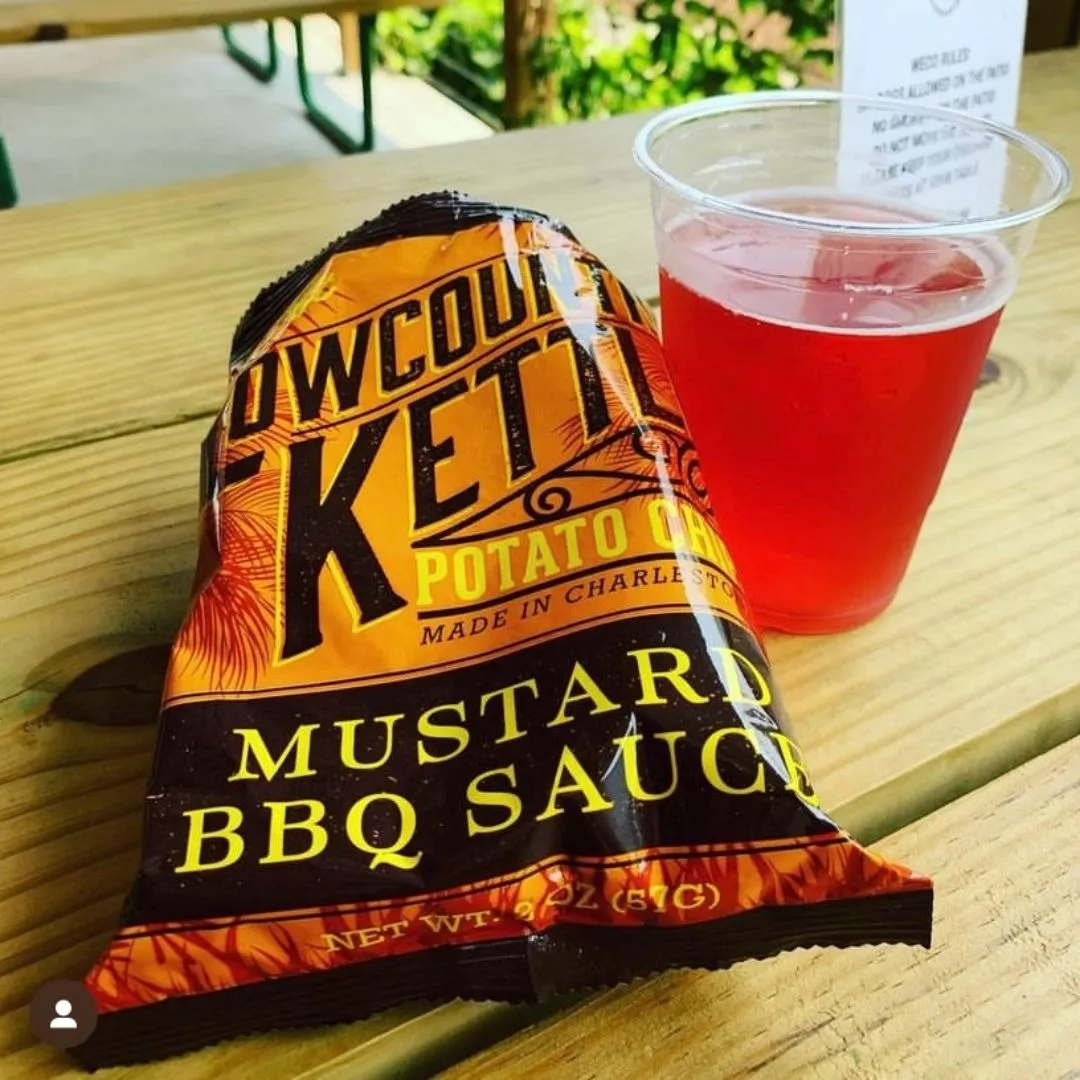 Mustard Bbq Potato Chips - 24 Bags