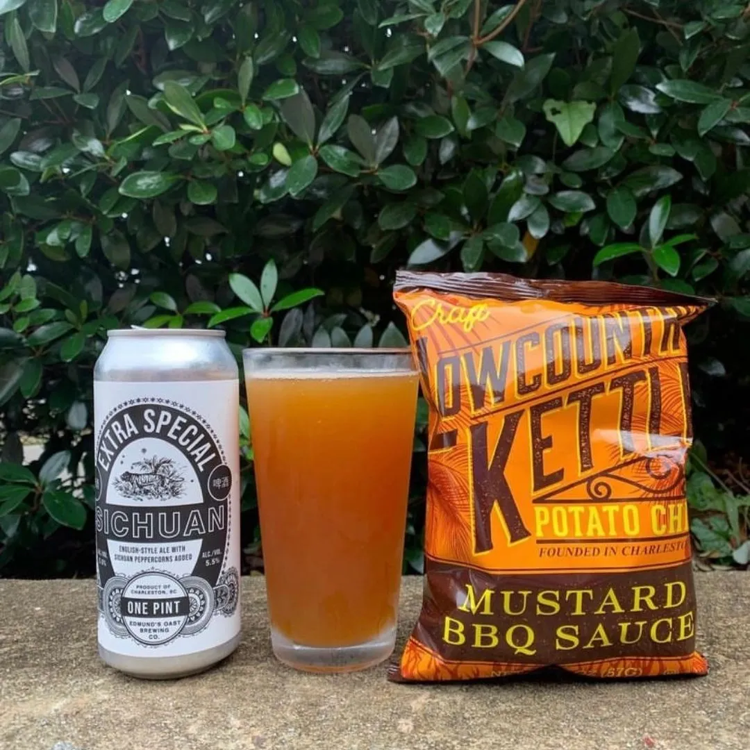 Mustard Bbq Potato Chips - 24 Bags