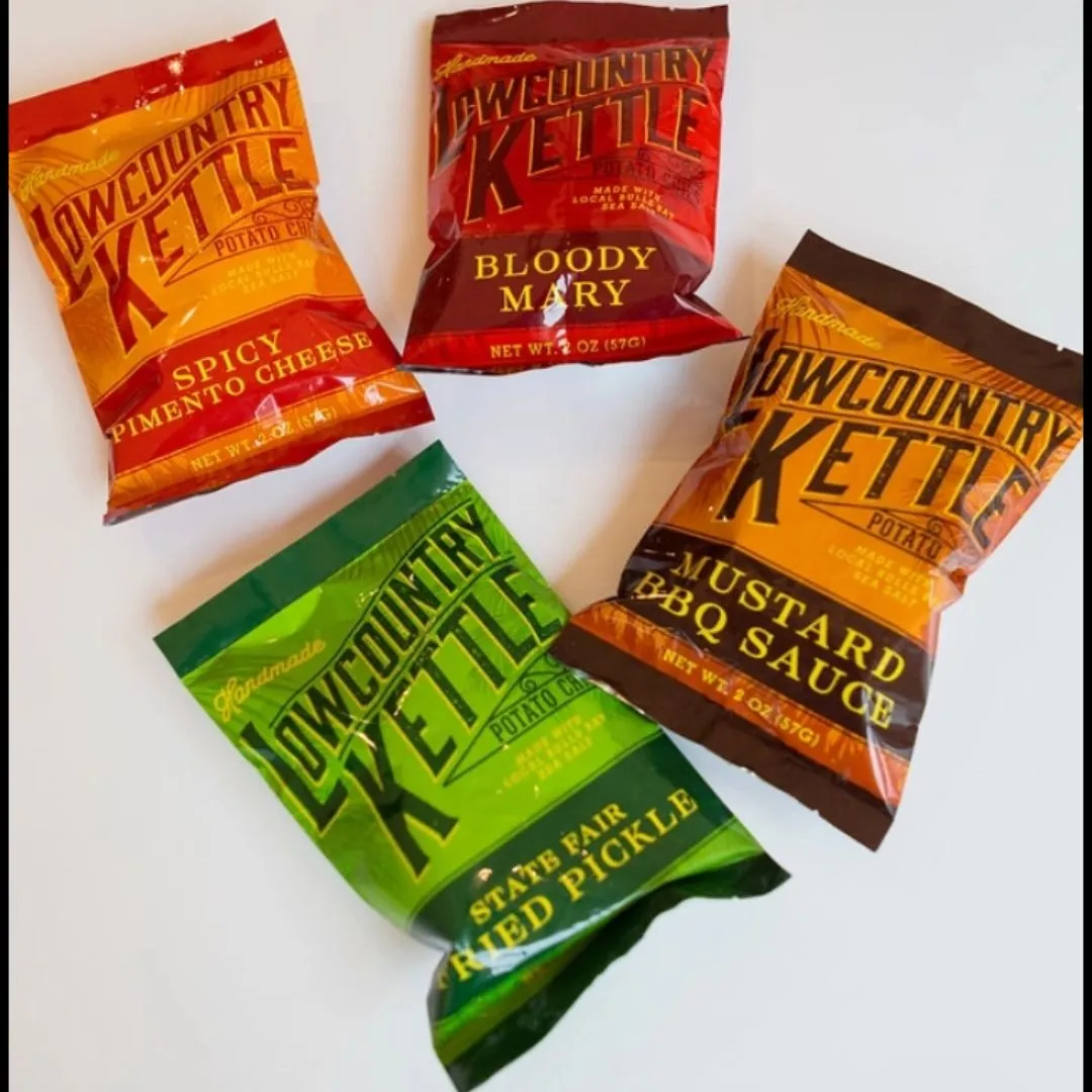 Mustard Bbq Potato Chips - 24 Bags