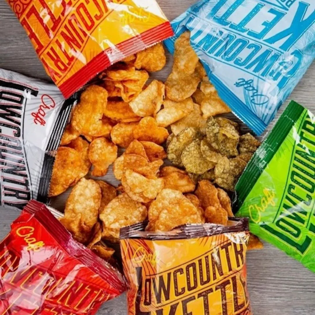 Spicy Pimento Cheese Potato Chips - 24 Bags