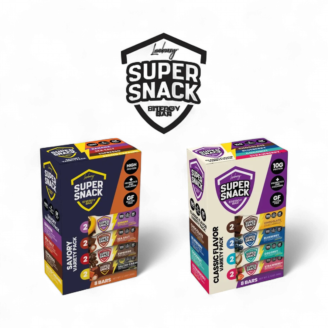 Super Snack Bars - 8 Count Variety Pack (Case)