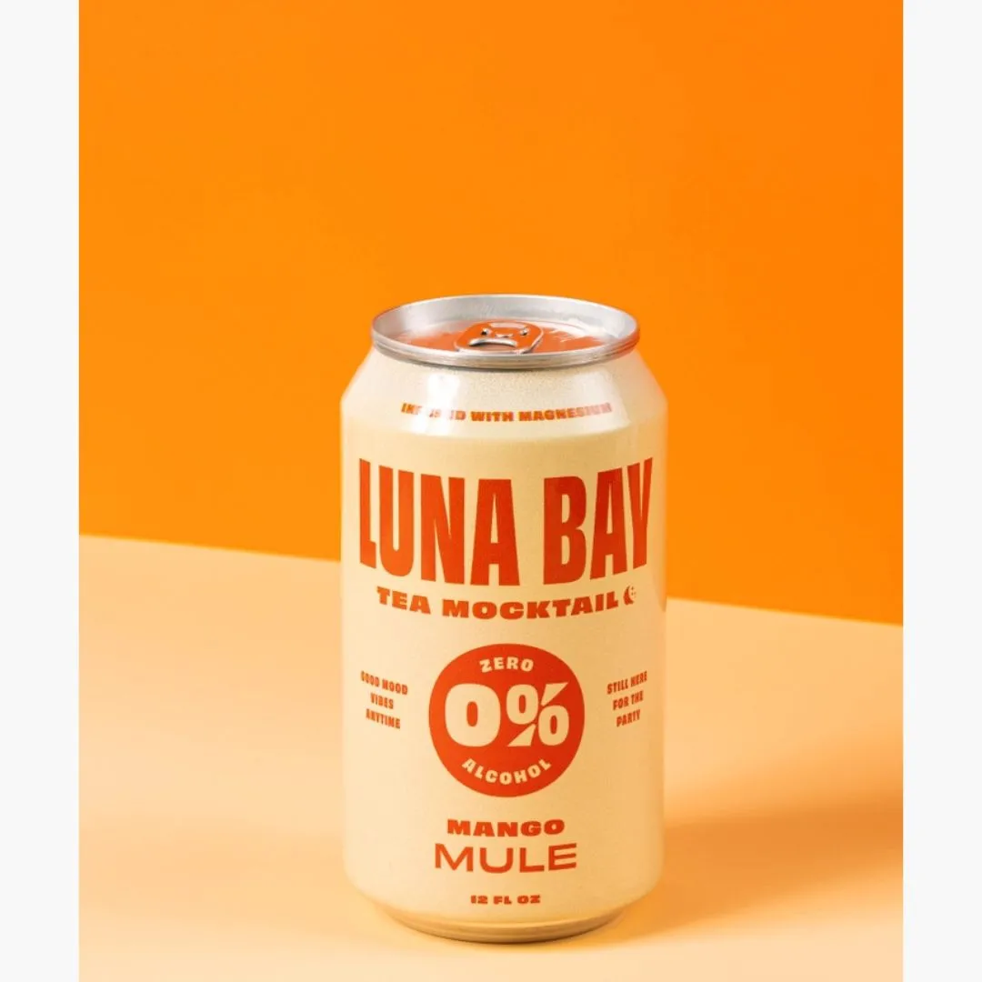 Luna Bay 0% Mango Mule Tea Mocktail 12pk