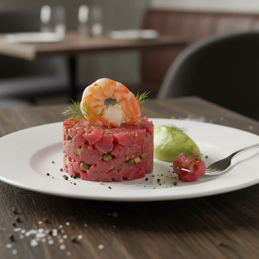 Red Prawn Tartare from Mazara del Vallo 100 g