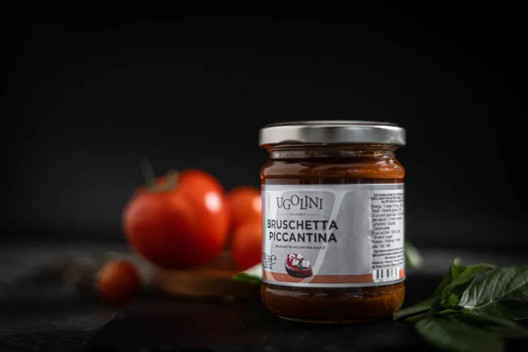 Bruschetta Piccantina – Spicy Tomato Spread, Gluten-Free, 180g