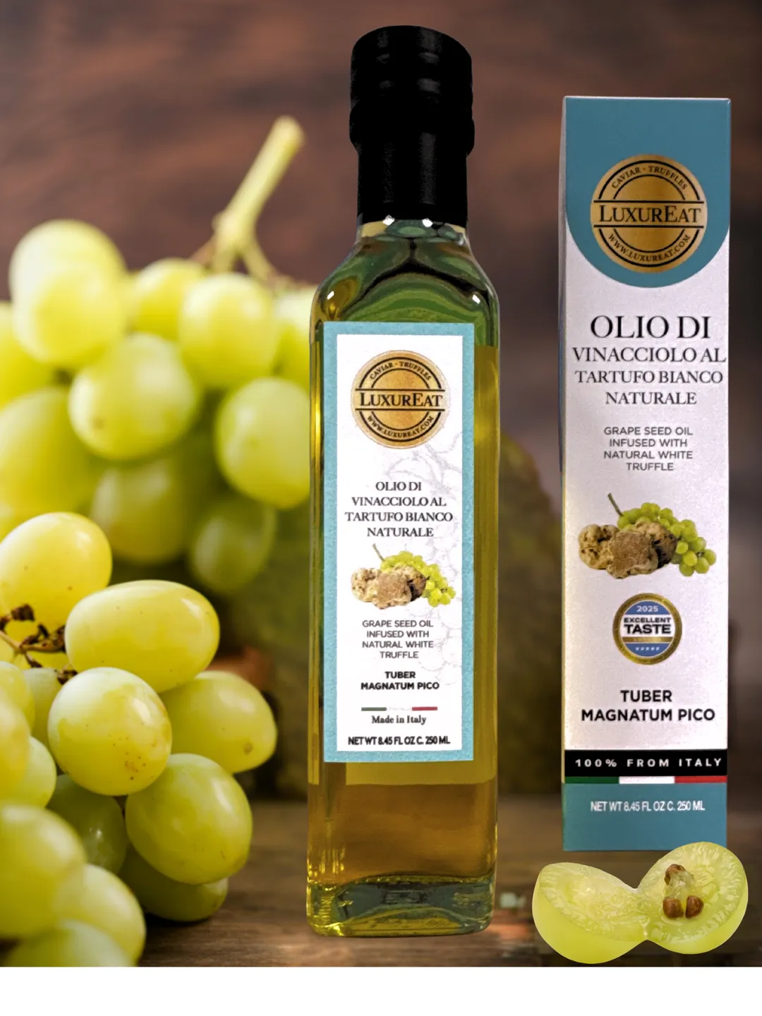 Natural White Truffle Grape Seed Oil, 250 ml