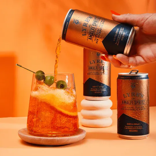 Lyre's Non-Alcoholic Amalfi Spritz Cocktails