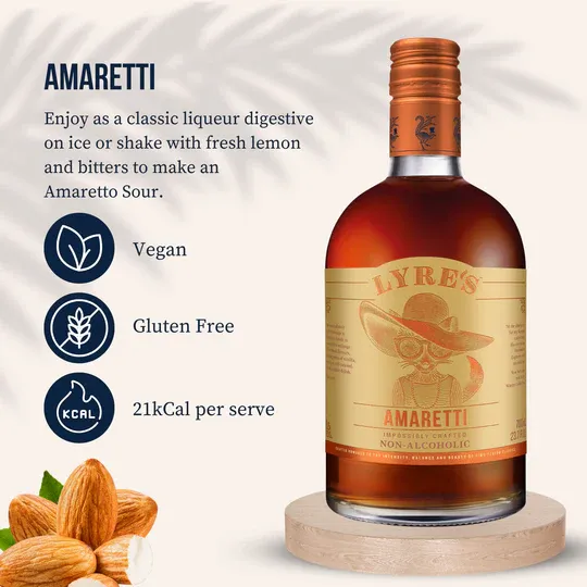 Lyre's Non-Alcoholic Amaretti Case of 6