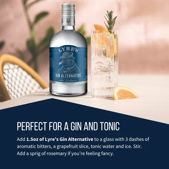  Lyre's Non-Alcoholic Gin Alternative Case of 6
