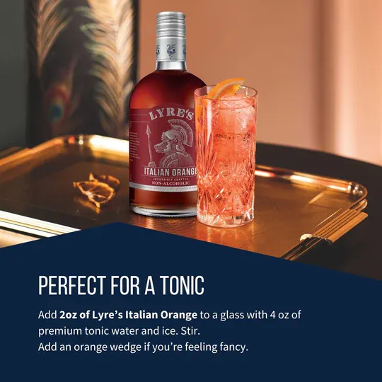 Lyre's Non-Alcoholic Italian Orange Aperitif Case of 6