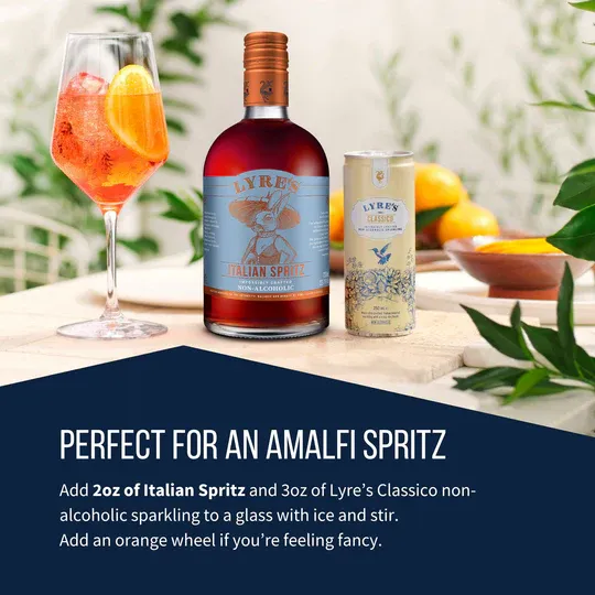 Lyre's Non-Alcoholic Italian Spritz Aperitif Case of 6