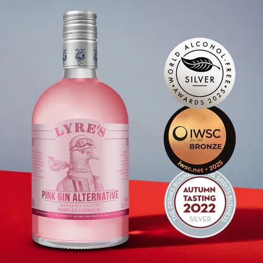Lyre's Non-Alcoholic Pink Gin Alternative Case of 6