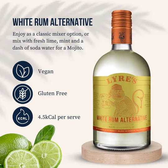 Lyre's Non-Alcoholic White Rum Alternative Case of 6