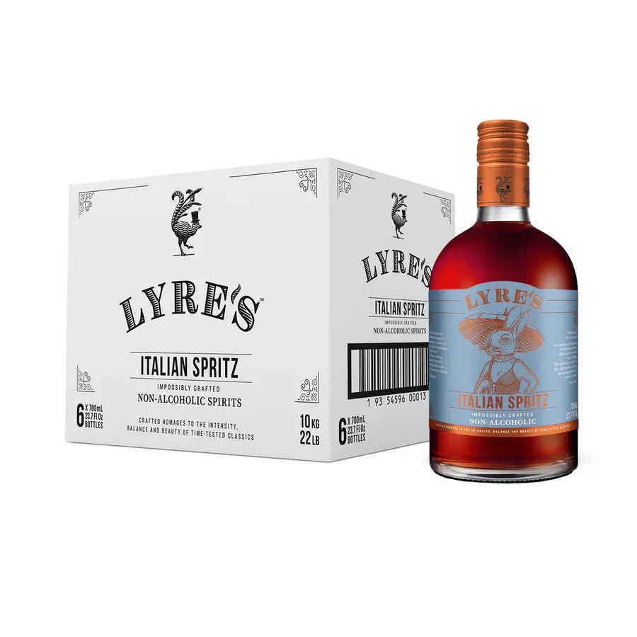 Lyre's Non-Alcoholic Italian Spritz Aperitif Case of 6