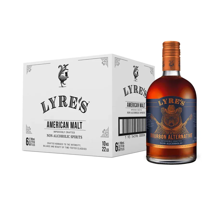 Lyre's Non-Alcoholic Bourbon Alternative Case of 6