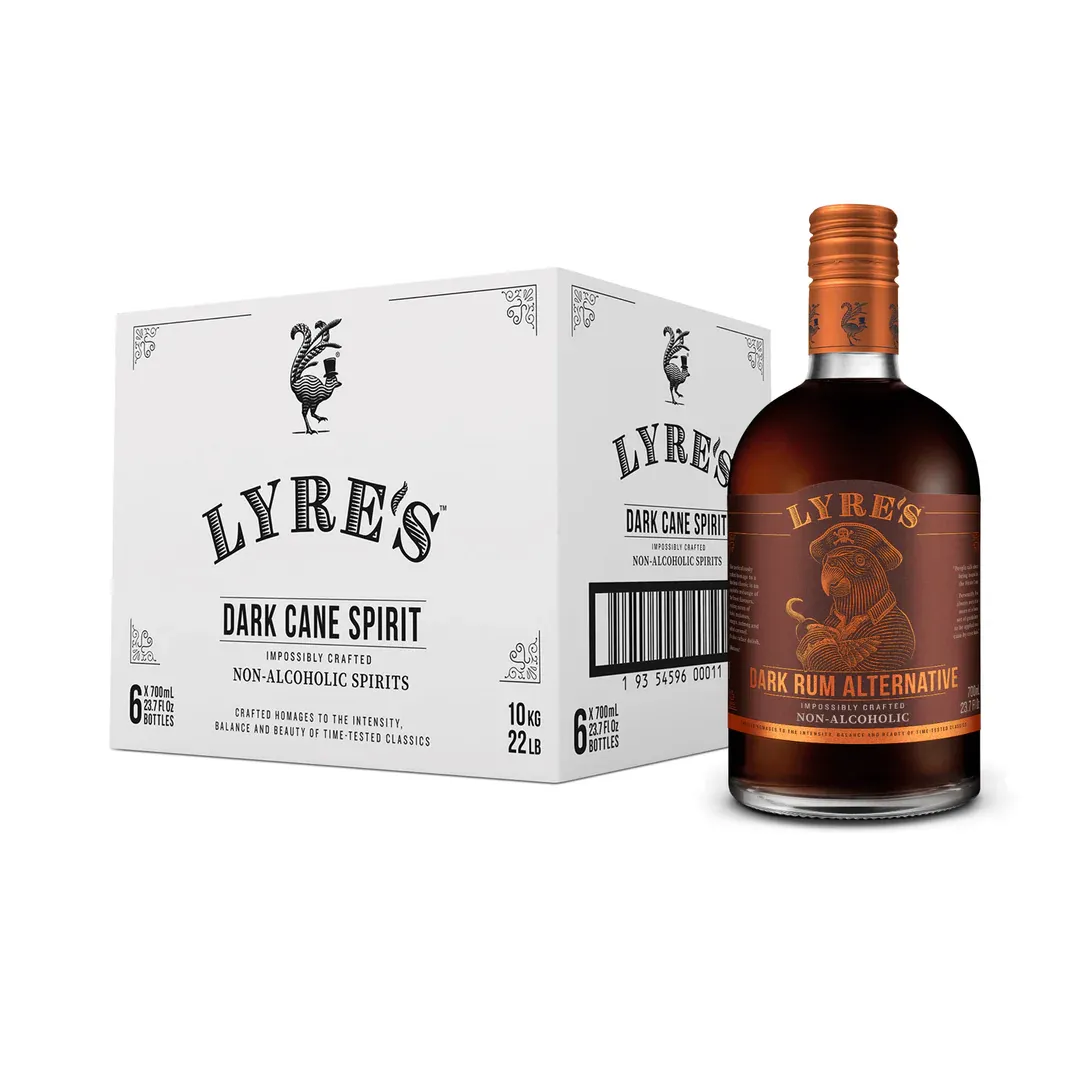 Lyre's Non-Alcoholic Dark Rum Alternative Case of 6