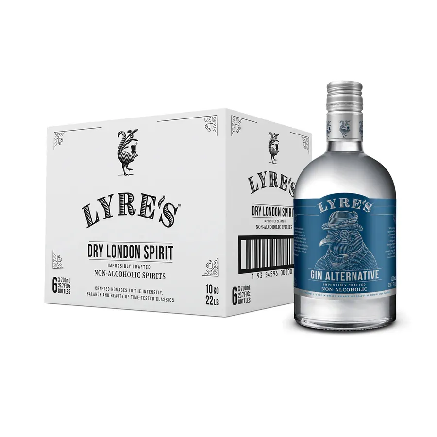  Lyre's Non-Alcoholic Gin Alternative Case of 6