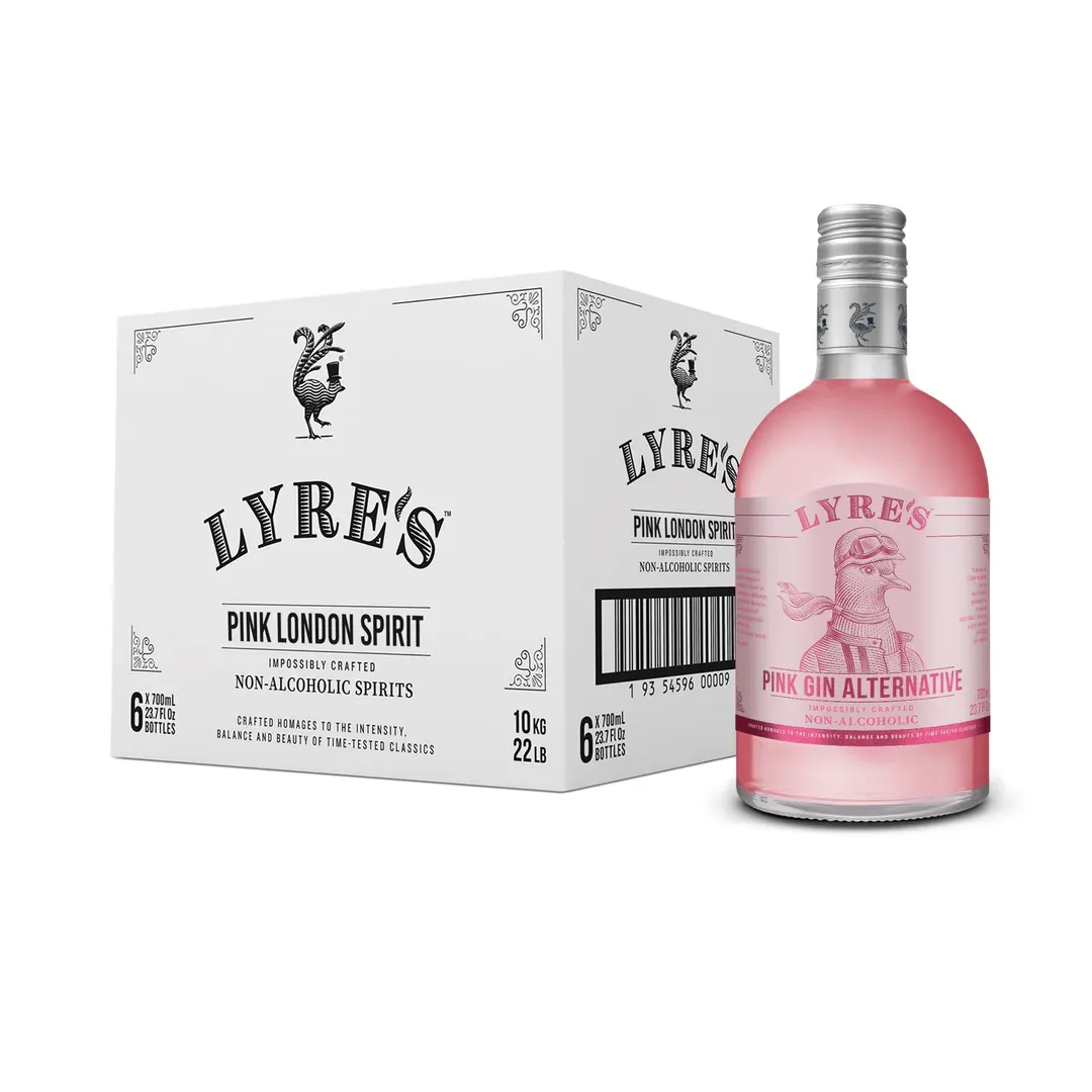 Lyre's Non-Alcoholic Pink Gin Alternative Case of 6