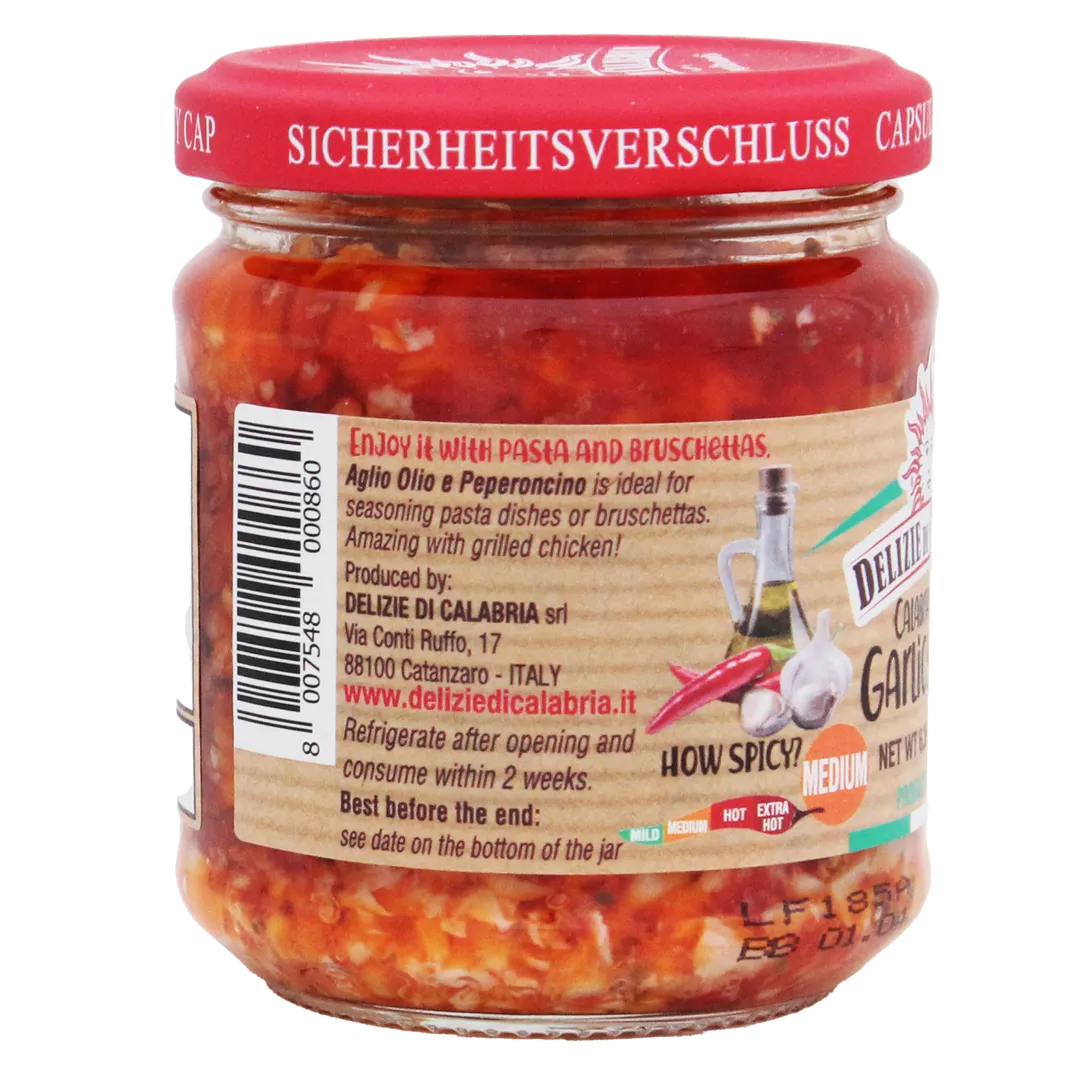 Calabrian Chili Garlic Sauce - 6.35oz (180gm)