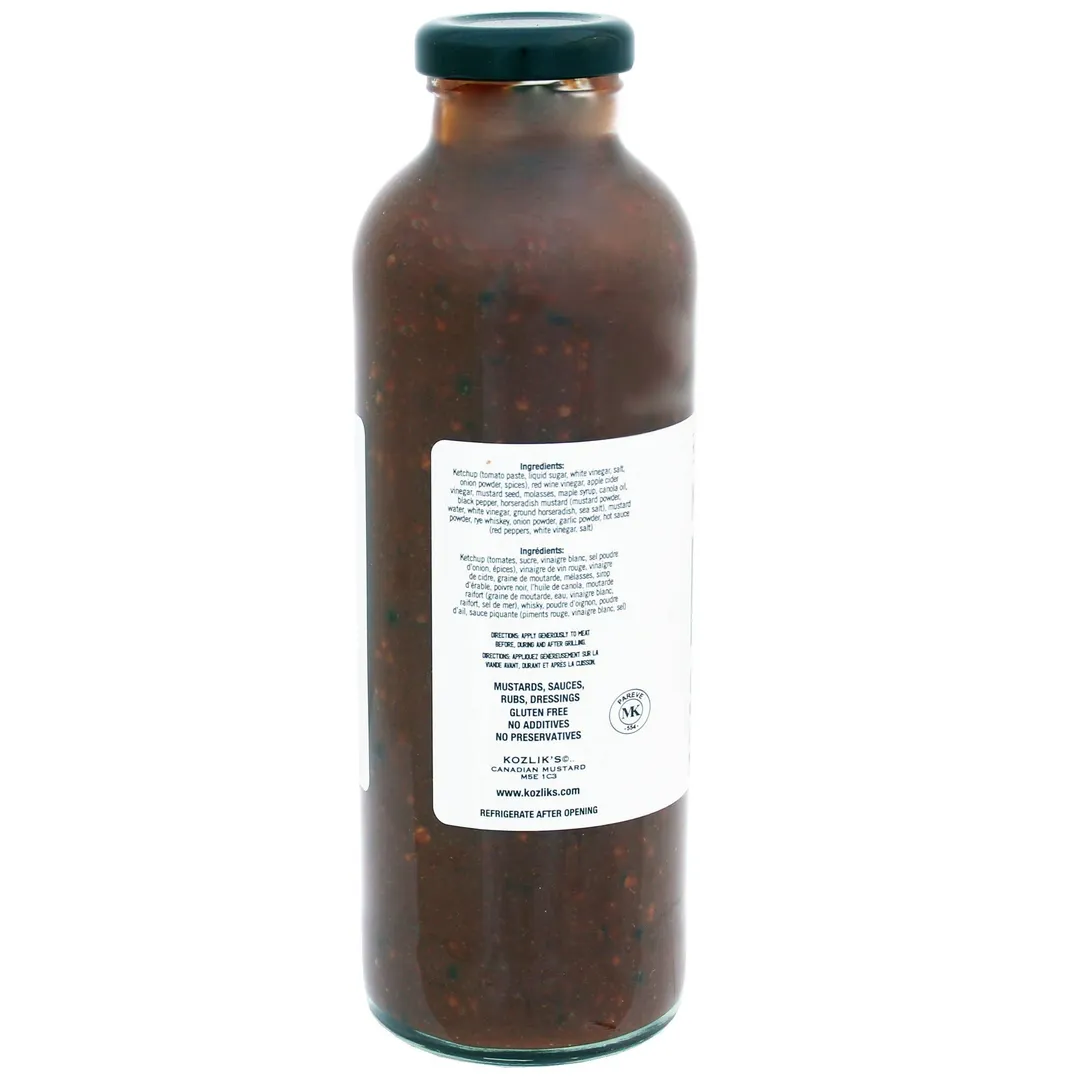 Maple Whisky BBQ Sauce - 15.9oz (470ml)