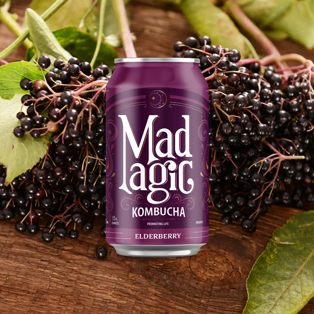 Elderberry Kombucha
