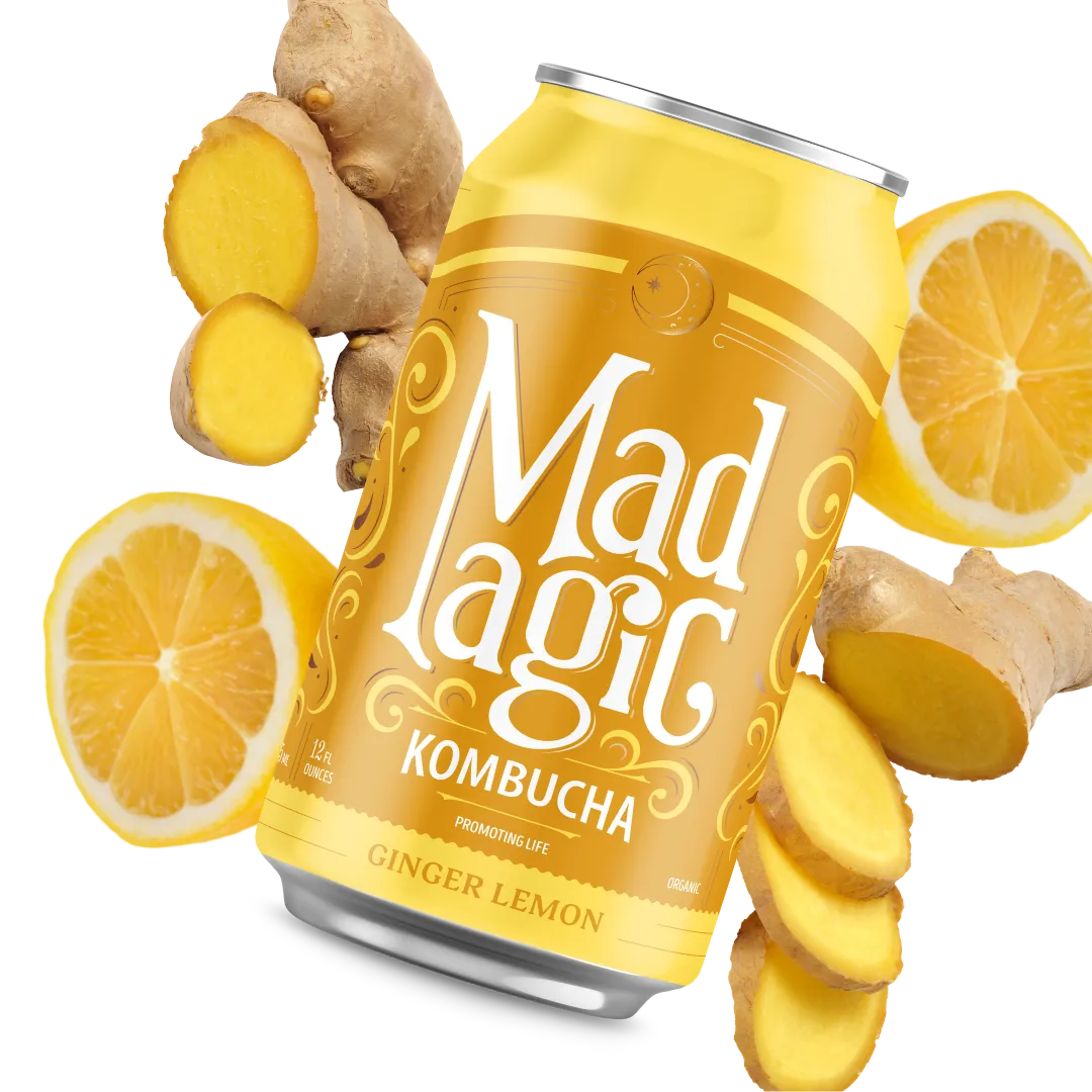 Ginger Lemon Kombucha