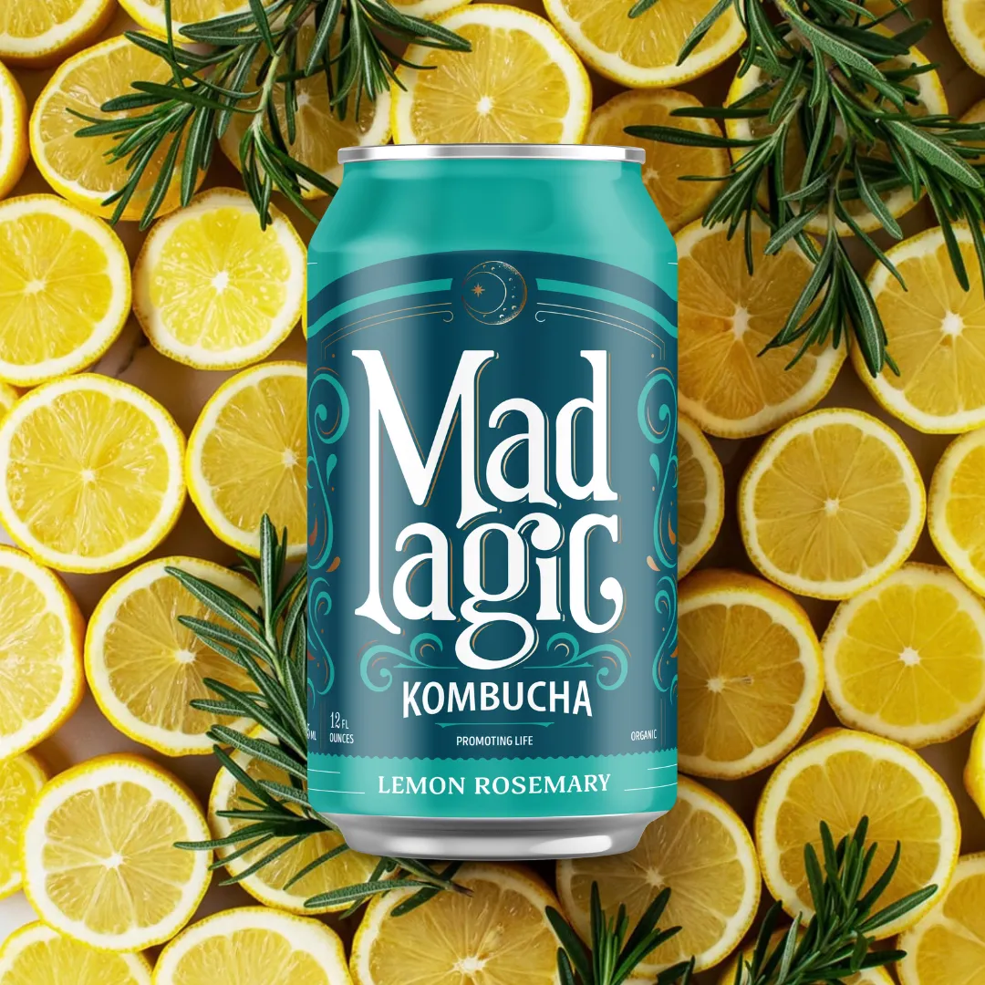 Lemon Rosemary Kombucha