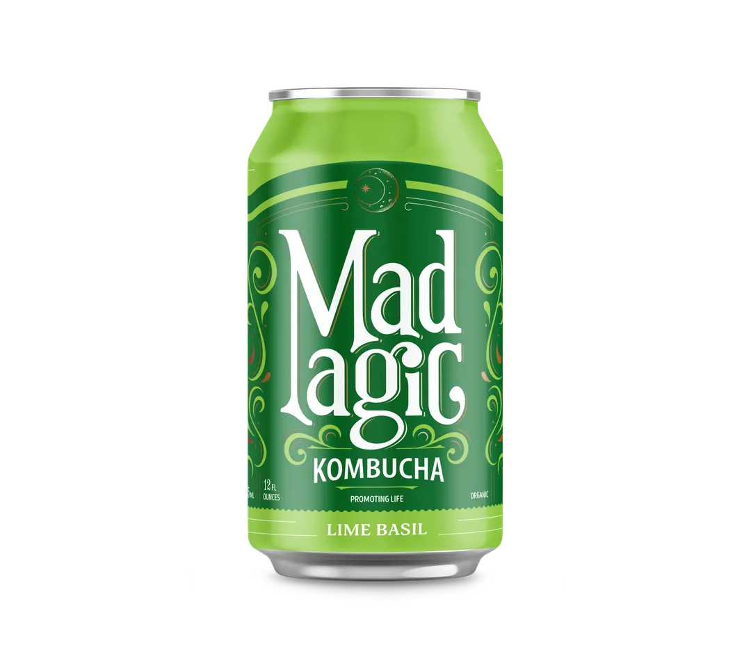 Lime Basil Kombucha