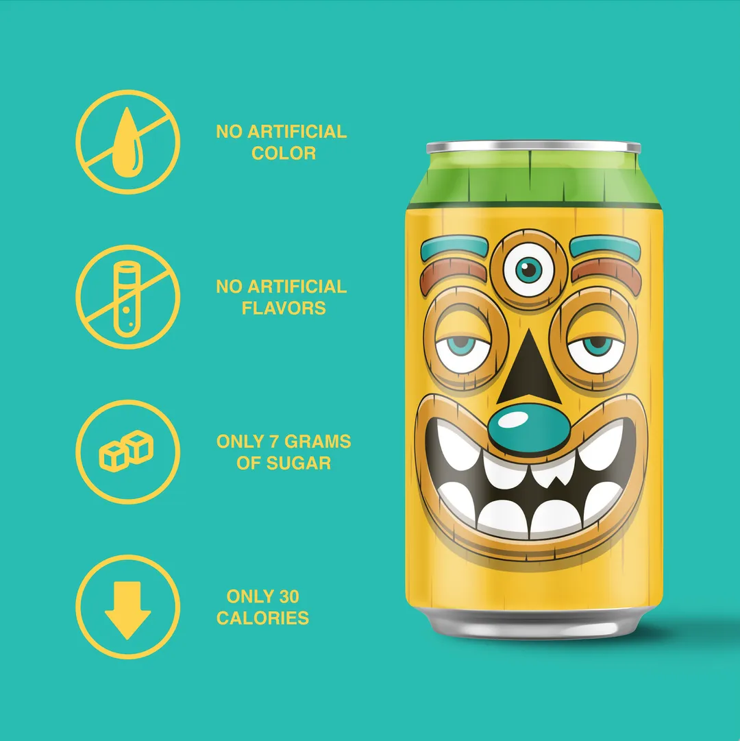 Pineapple Mint Lime - 12 Can Case