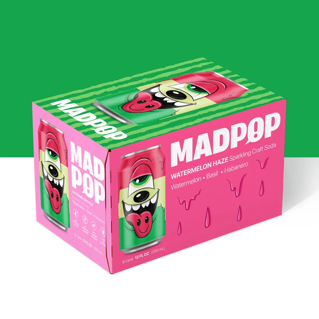 Watermelon Basil Habanero - 12 Can Case