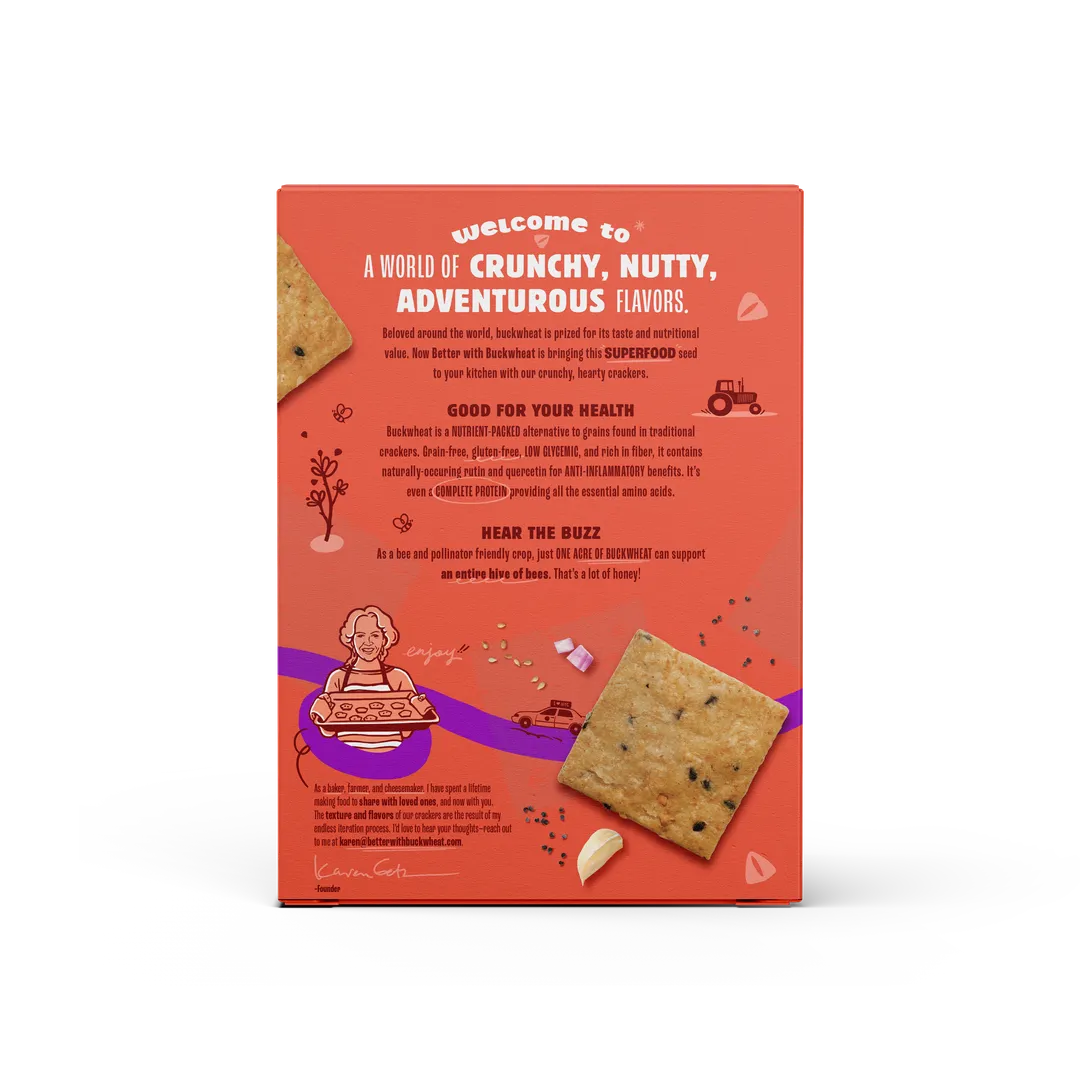 Everything Crackers | Gluten-Free | Artisanal | Charcuterie