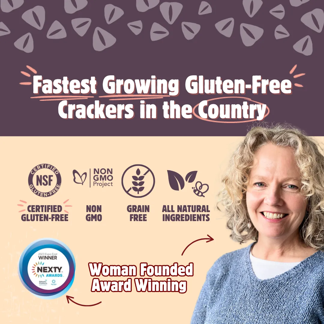 Olive & Za'atar Crisps | Gluten-Free Crackers | Artisanal Snack