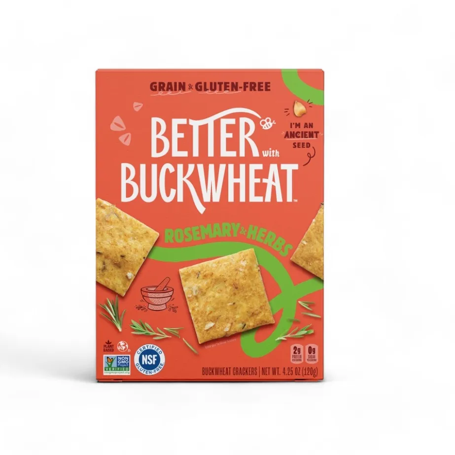 Rosemary + Herbs Crackers | Gluten-Free | Artisanal | Snack