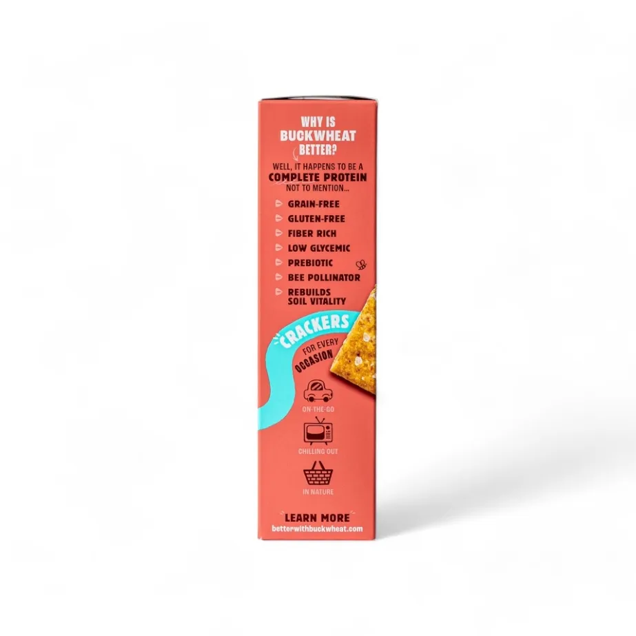 Sea Salt Crackers | Gluten-Free | Artisanal | Charcuterie