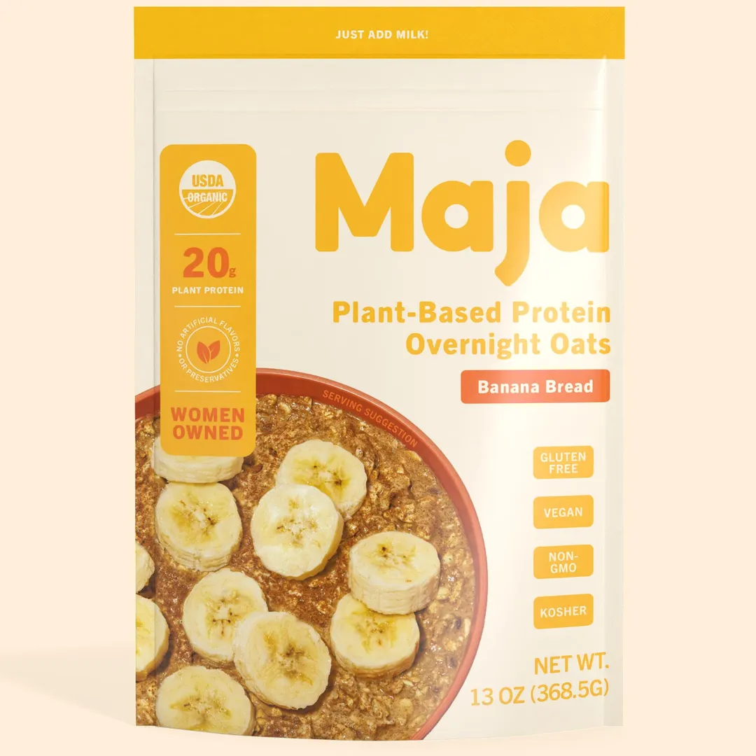 Banana Bread Overnight Oats (Single Serve Pouches)