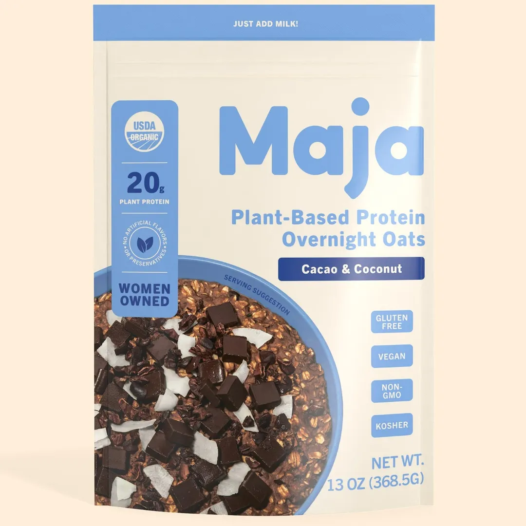 Cacao & Coconut Overnight Oats (Single Serve Pouches)