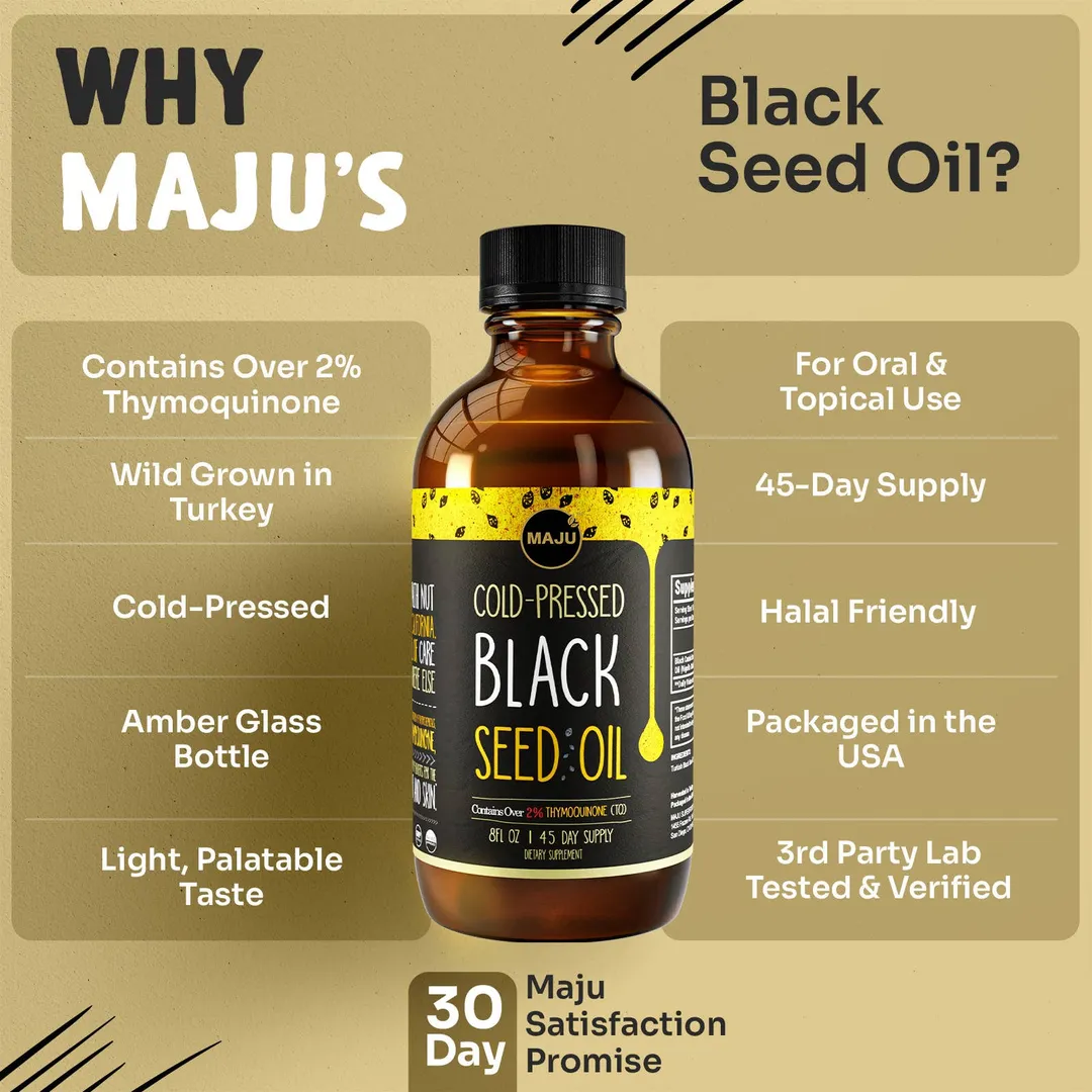 MAJU Black Seed Oil (8oz)