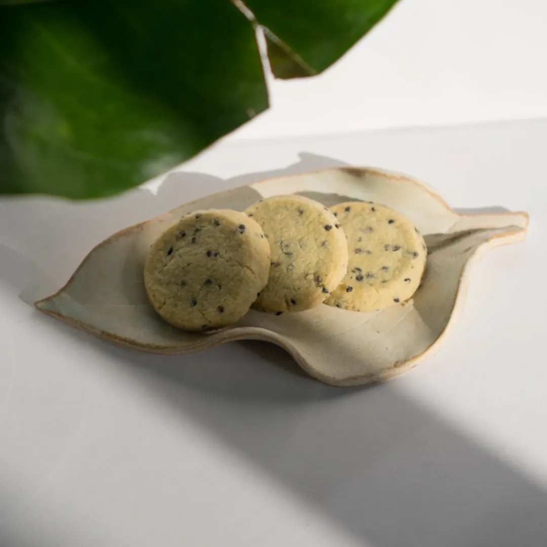 Matcha Toasted Black Sesame Cookies - Uji
