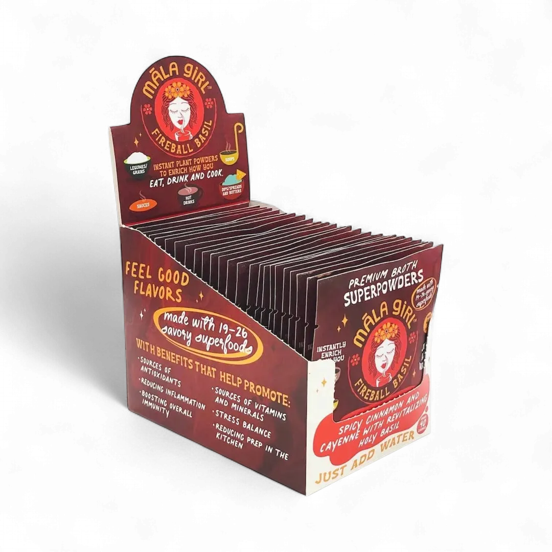 Superfood Instant Broth Powder w/ Spicy Cinnamon+Holy Basil