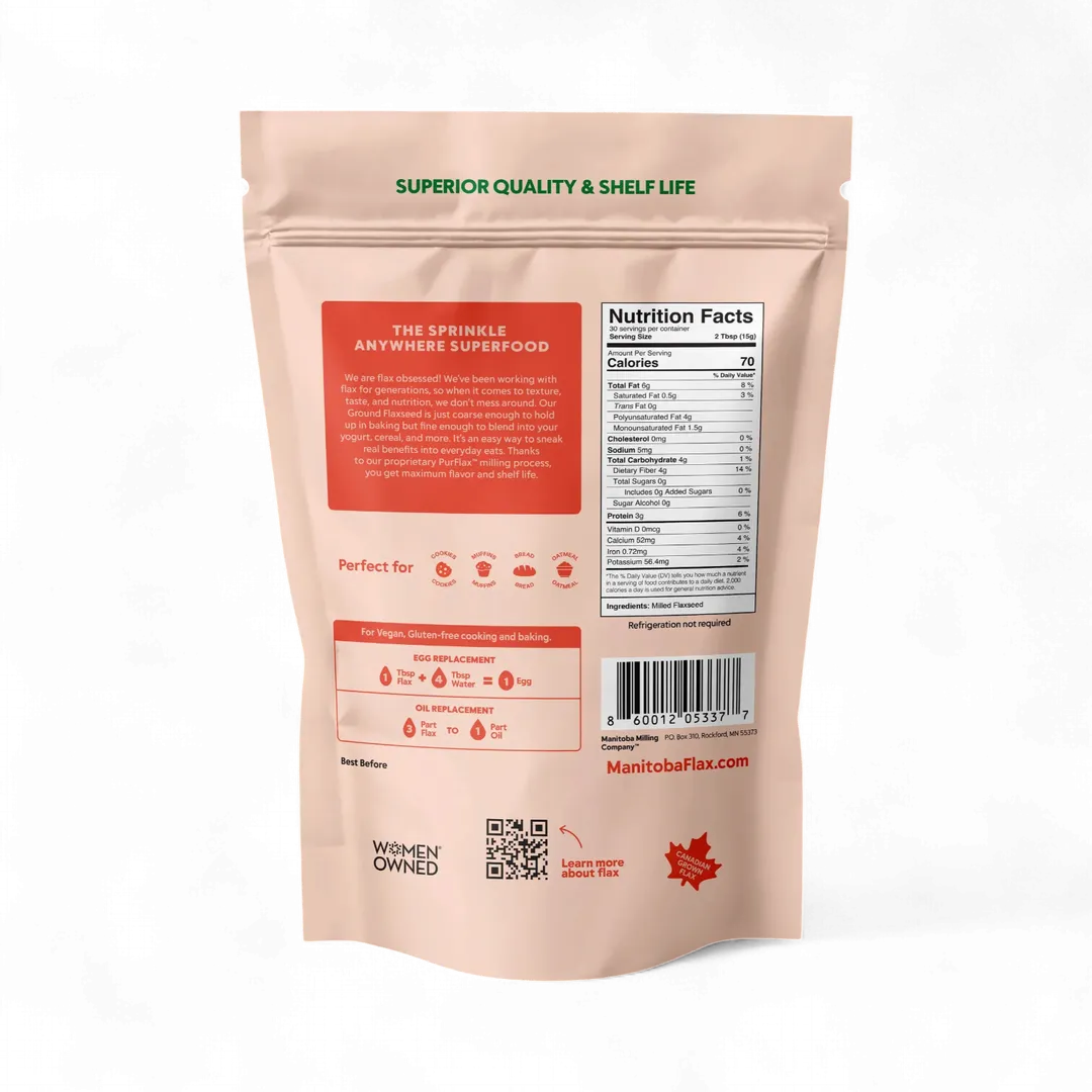 Coarsely Milled Flaxseed