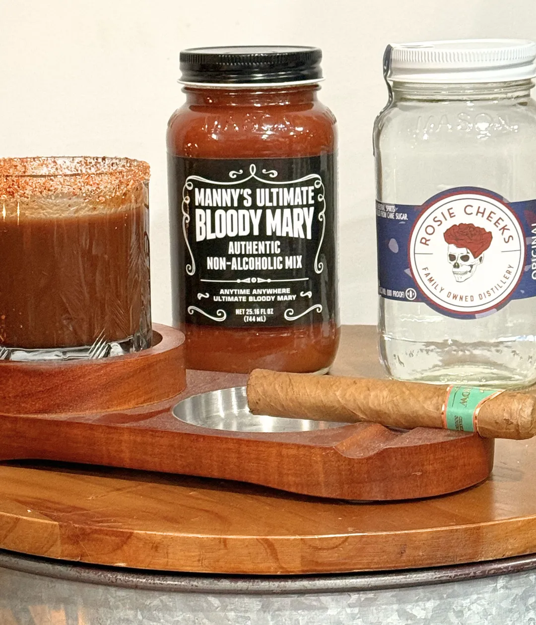 25oz Jar Manny's Bloody Mary Authentic Non-Alcoholic Mix