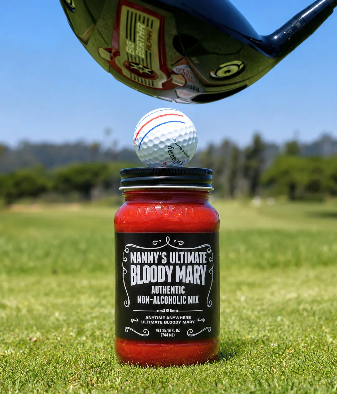 1L Manny's Ultimate Bloody Mary Authentic Non-Alcoholic Mix