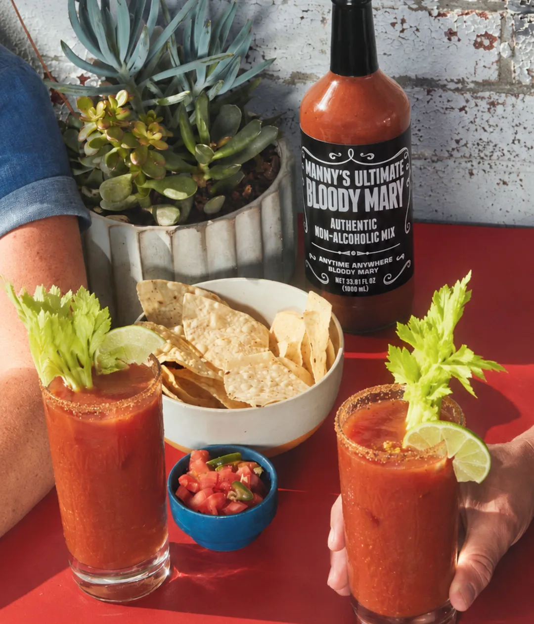 1L Manny's Ultimate Bloody Mary Authentic Non-Alcoholic Mix