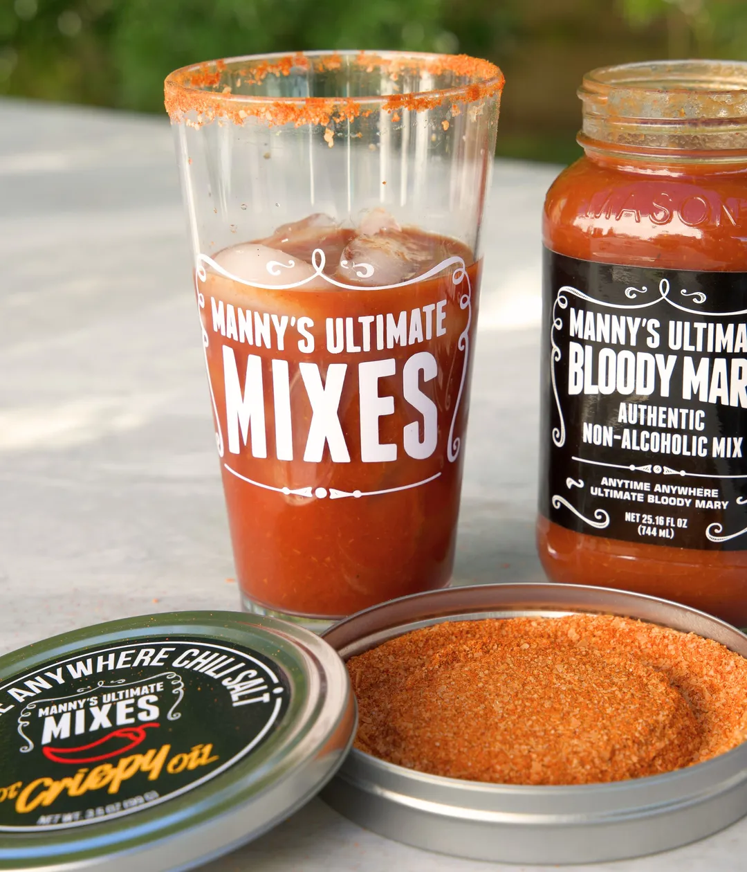 25oz Jar Manny's Bloody Mary Authentic Non-Alcoholic Mix