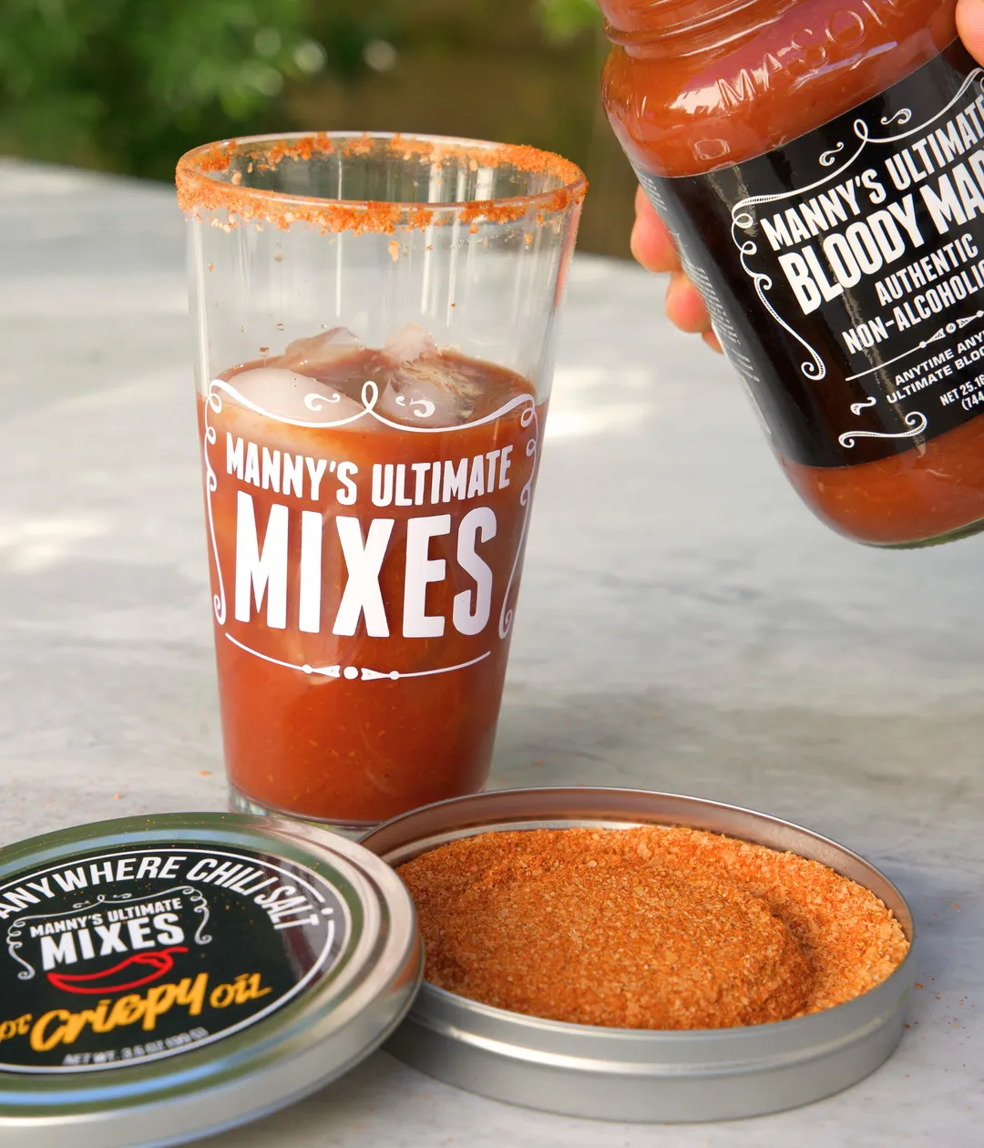 1L Manny's Ultimate Bloody Mary Authentic Non-Alcoholic Mix