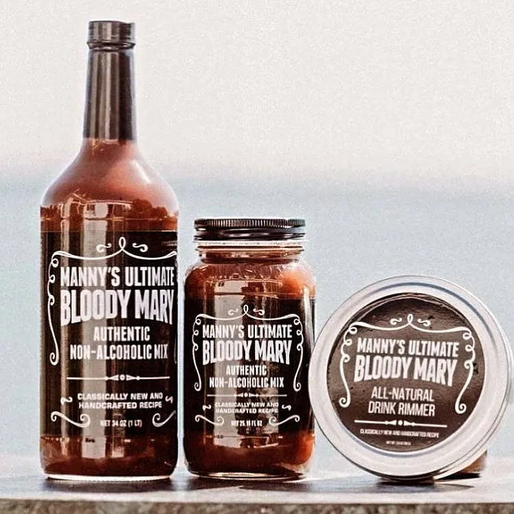 1L Manny's Ultimate Bloody Mary Authentic Non-Alcoholic Mix