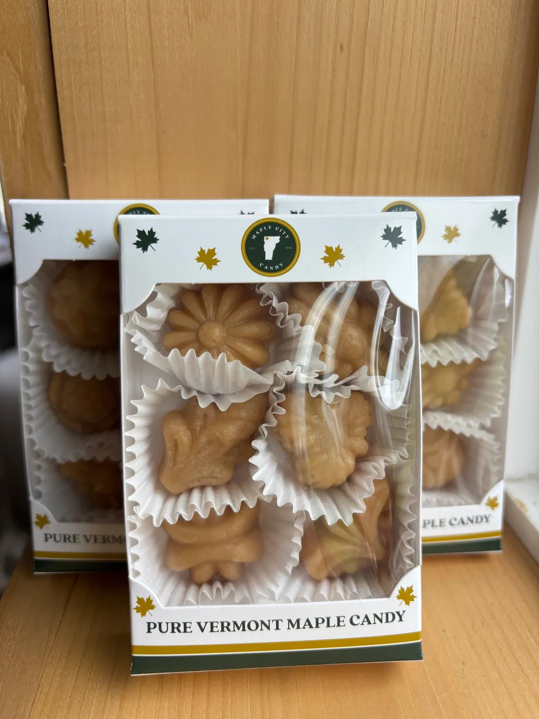 Pure Vermont Maple Candy - 6 Piece Assorted Fancies