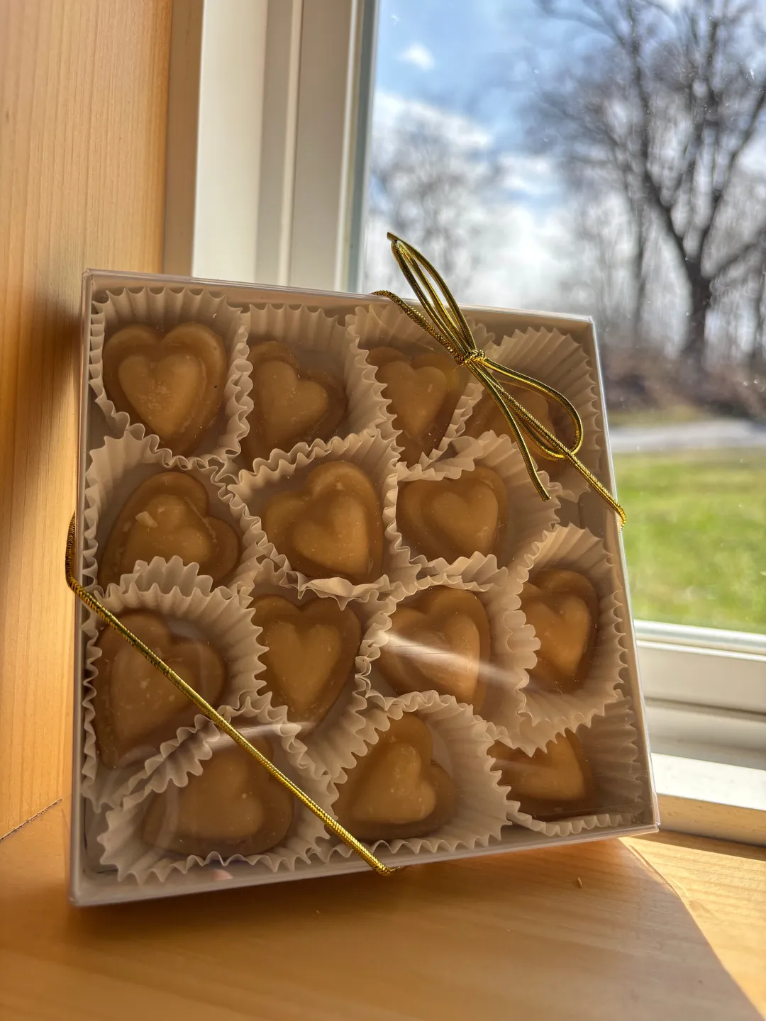 Pure Vermont Maple Candy- Hearts Gift Box- 14 Piece