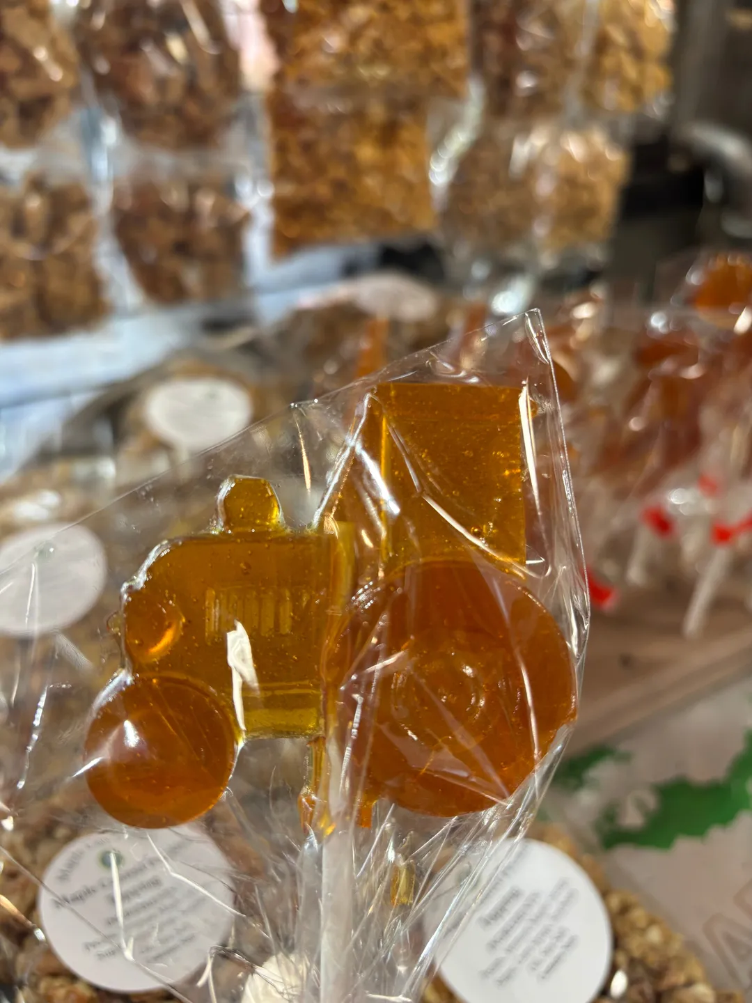 Vermont Maple Lollipop- Tractor