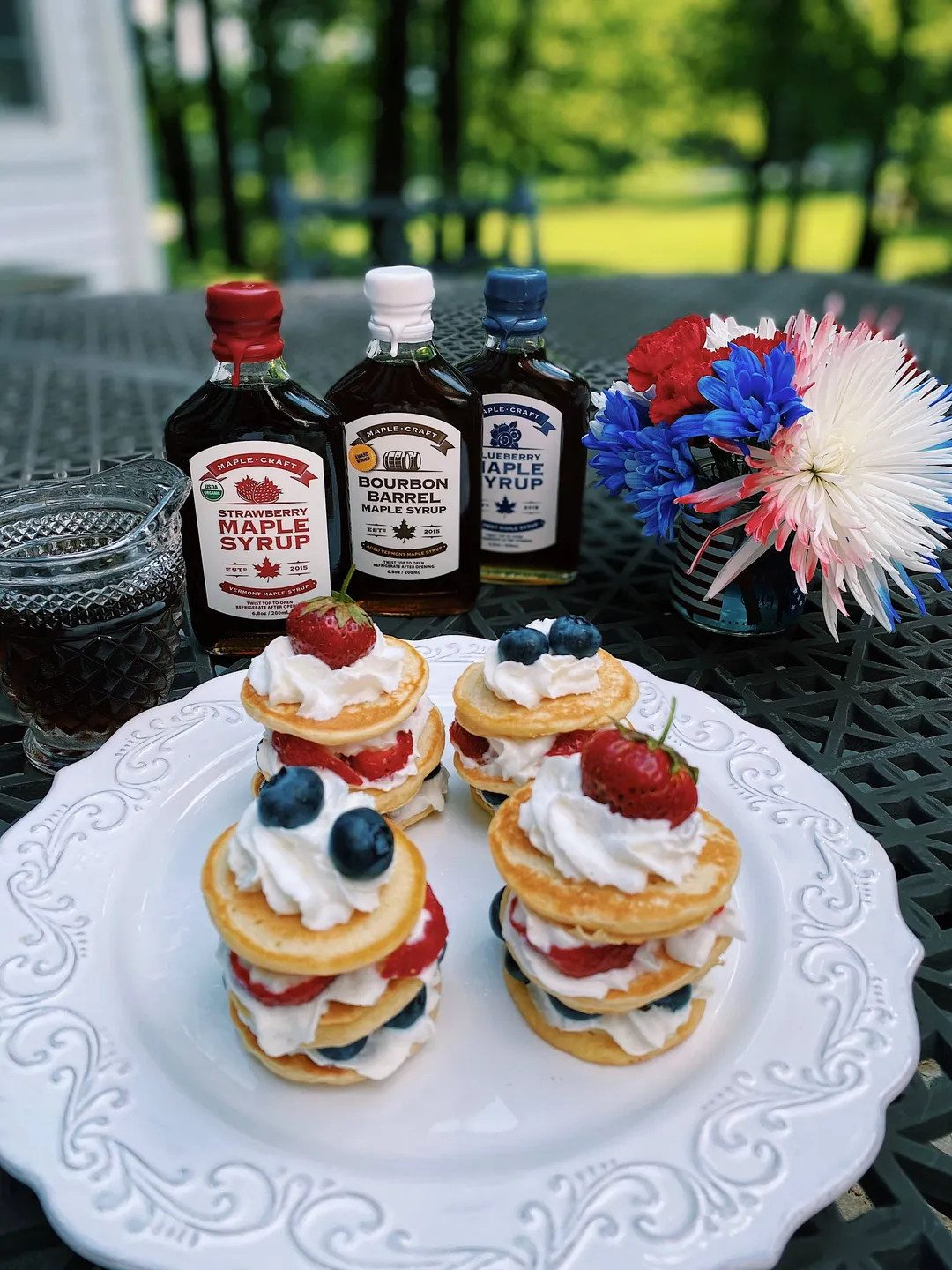 Summer Favorites Maple Syrup Assortment: Red White & Blue