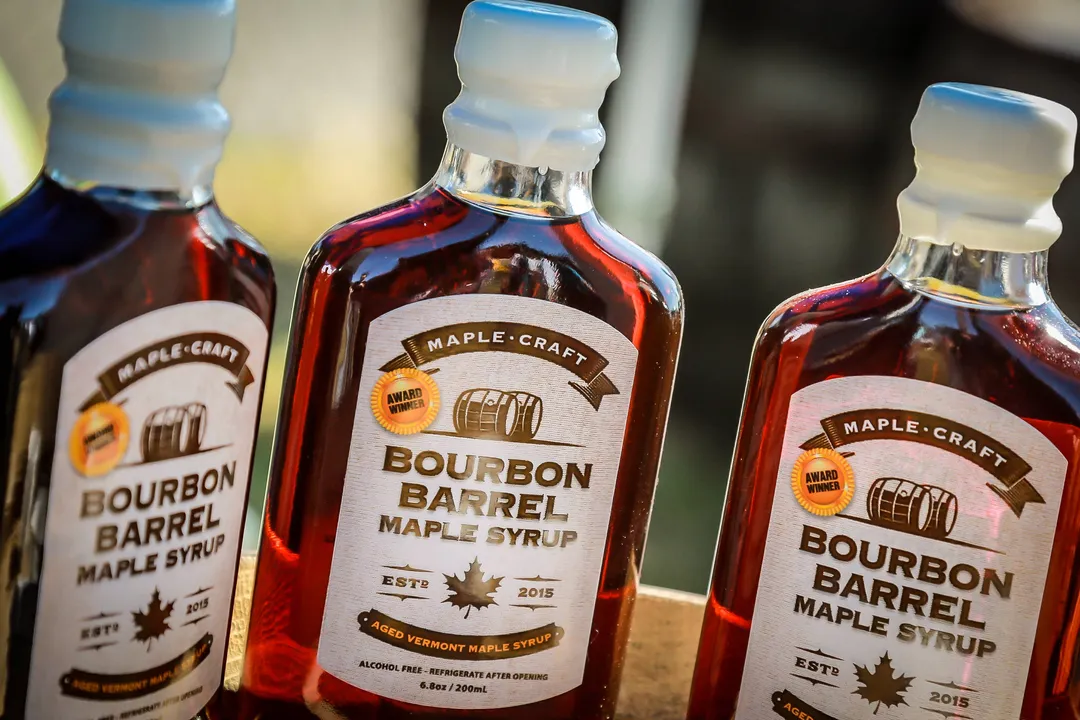 Bourbon Barrel Aged Maple Syrup (200ml) - Great Gift Item!